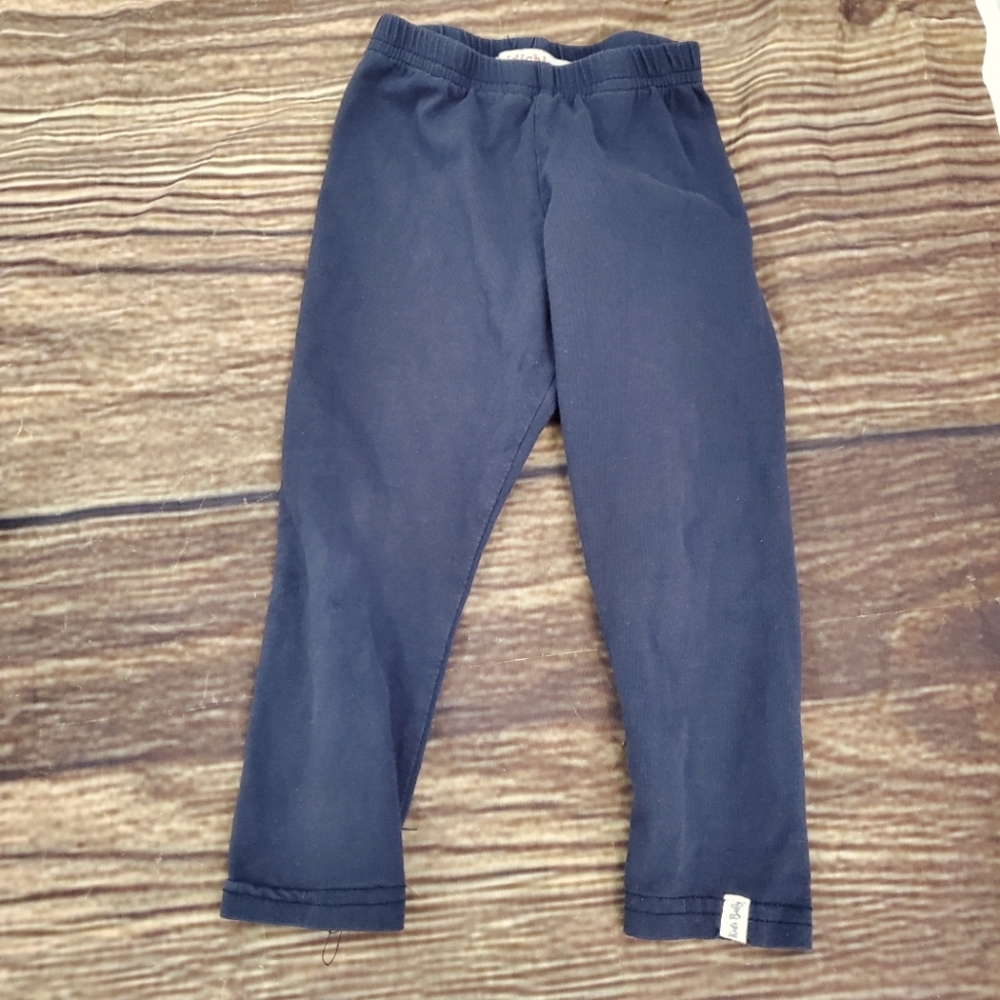 Kidichic Basics navy blue pull-on leggings sz 24m